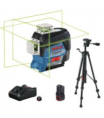 Laser lignes GLL 3-80 Professional + trépied BT 150 Bosch 06159940KD 