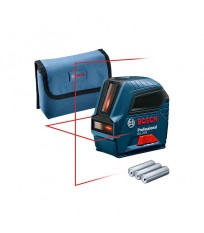 Niveau laser en croix Bosch GCL 2-50 C rouge + support RM2 + trépied BT 150