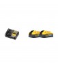 Pack 2 batteries Powerstack 18V 5 Ah + Chargeur DCB1104-QW DEWALT