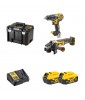 Pack de 2 outils 18V Perceuse-visseuse DCD791 + Meuleuse DCG405 DEWALT