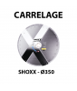 Disque diamant Ø350 Carrelage SHOXX CERAM A EAU SAMEDIA