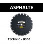 Disque diamant Ø350 Asphalte TECHNIC AS TP 82 SAMEDIA