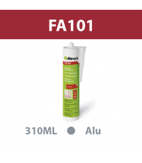 Mastic silicone menuiserie "FA101" Gris alu 310ML ILLBRUCK