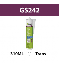 Mastic silicone Sanitaire & Carrelage "GS242" Translucide 310ML ILLBRUCK