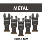 Lot de 5 lames 30x43 mm pour multi-cutter Métal DEWALT