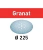 Disque abrasifs Granat D225 pour le ponçage de mastic FESTOOL