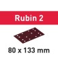 Abrasifs Rubin 80 x 133 mm pour bois FESTOOL