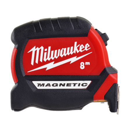 Mètre à ruban premium magnétique 8m MILWAUKEE