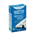 Lot de 10 Craies blanches GIOTTO ROBERCOLOR LYRA