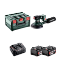 2 batteries 18V 5,2 Ah + Chargeur rapide ASC 145 METABO