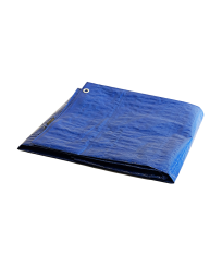 Bâche de protection verte et bleu "SR150" 150g/m² 8x12m TECPLAST