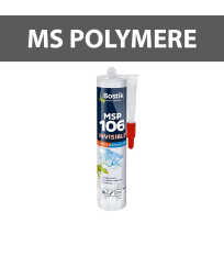 Mastic-colle polymère "MSP106" Transparent 290ml BOSTIK